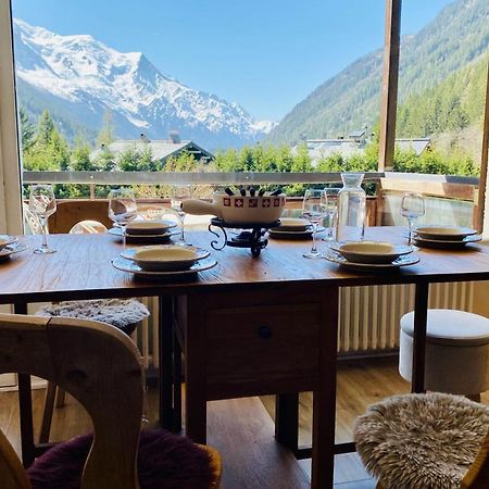 Charming Apt With Swimming Pool In Argentiere 霞慕尼 外观 照片