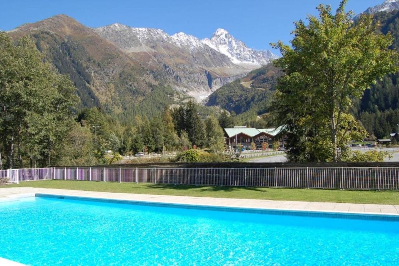 Charming Apt With Swimming Pool In Argentiere 霞慕尼 外观 照片