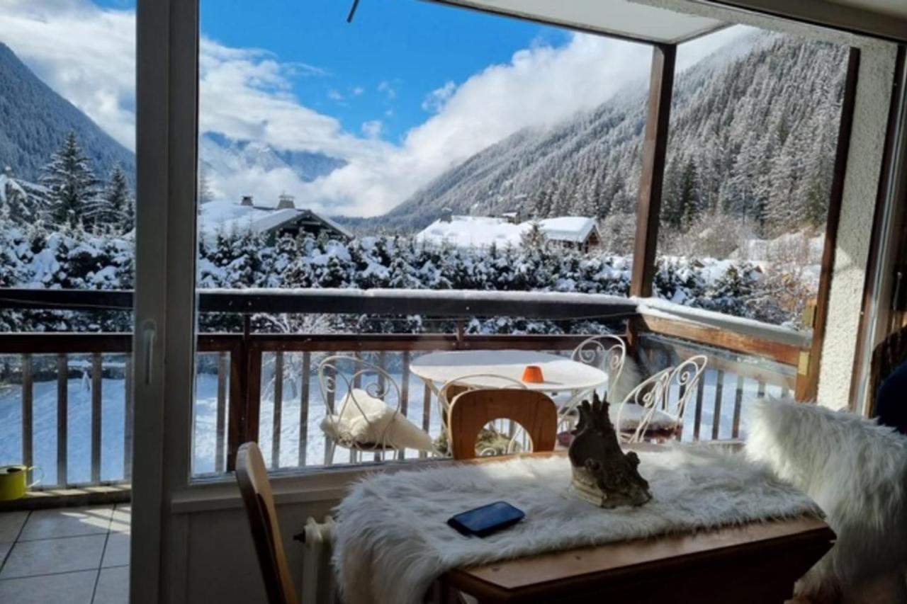 Charming Apt With Swimming Pool In Argentiere 霞慕尼 外观 照片